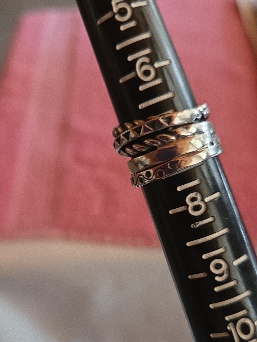 Sterling Silver Stacked Ring - Picture 7 of 7